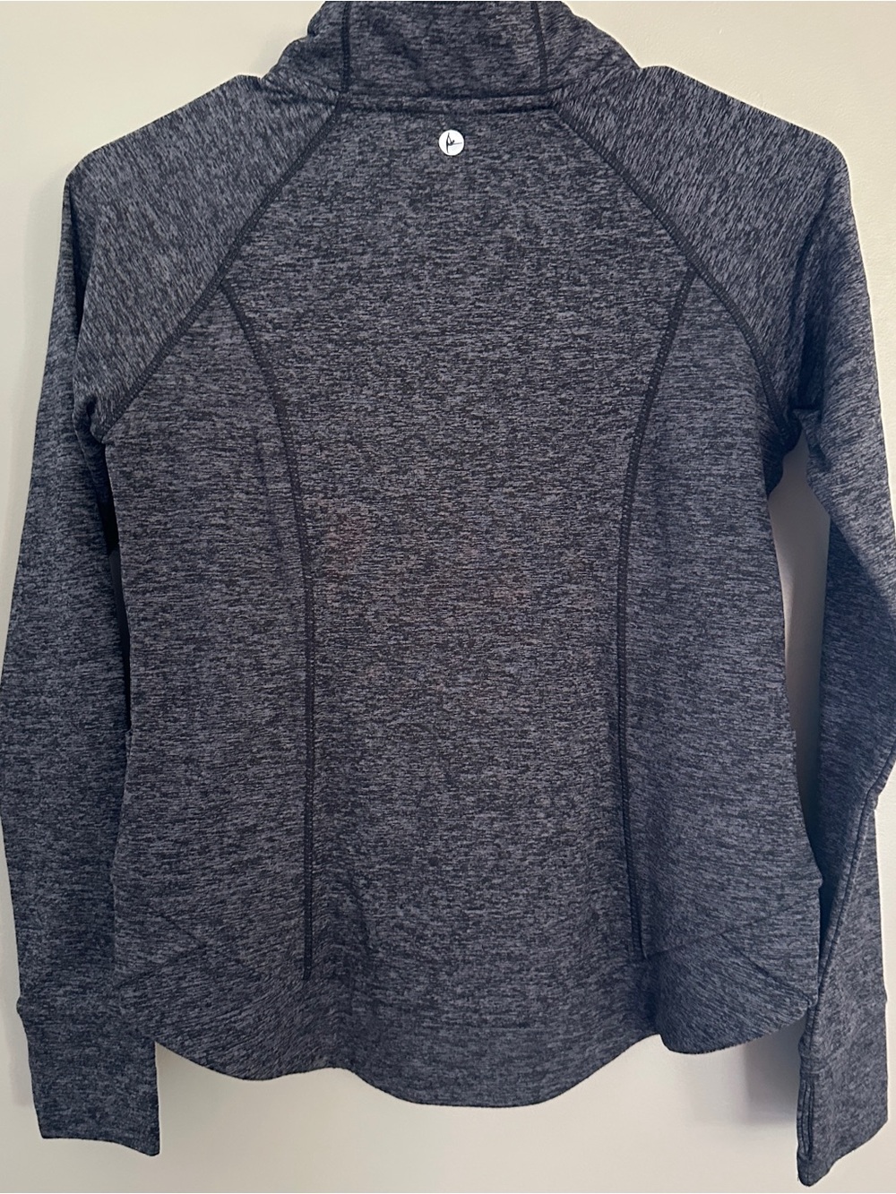 90 Degree by Reflex Sweatshirt Girls Large Size 12 Black Gray Cowl Neck - Picture 3 of 8